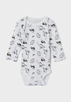 NAME IT Nbmbody Dino 2 Pack - Body - Bright White -Name It 038611a670c7434890f6af4d1918c1d2