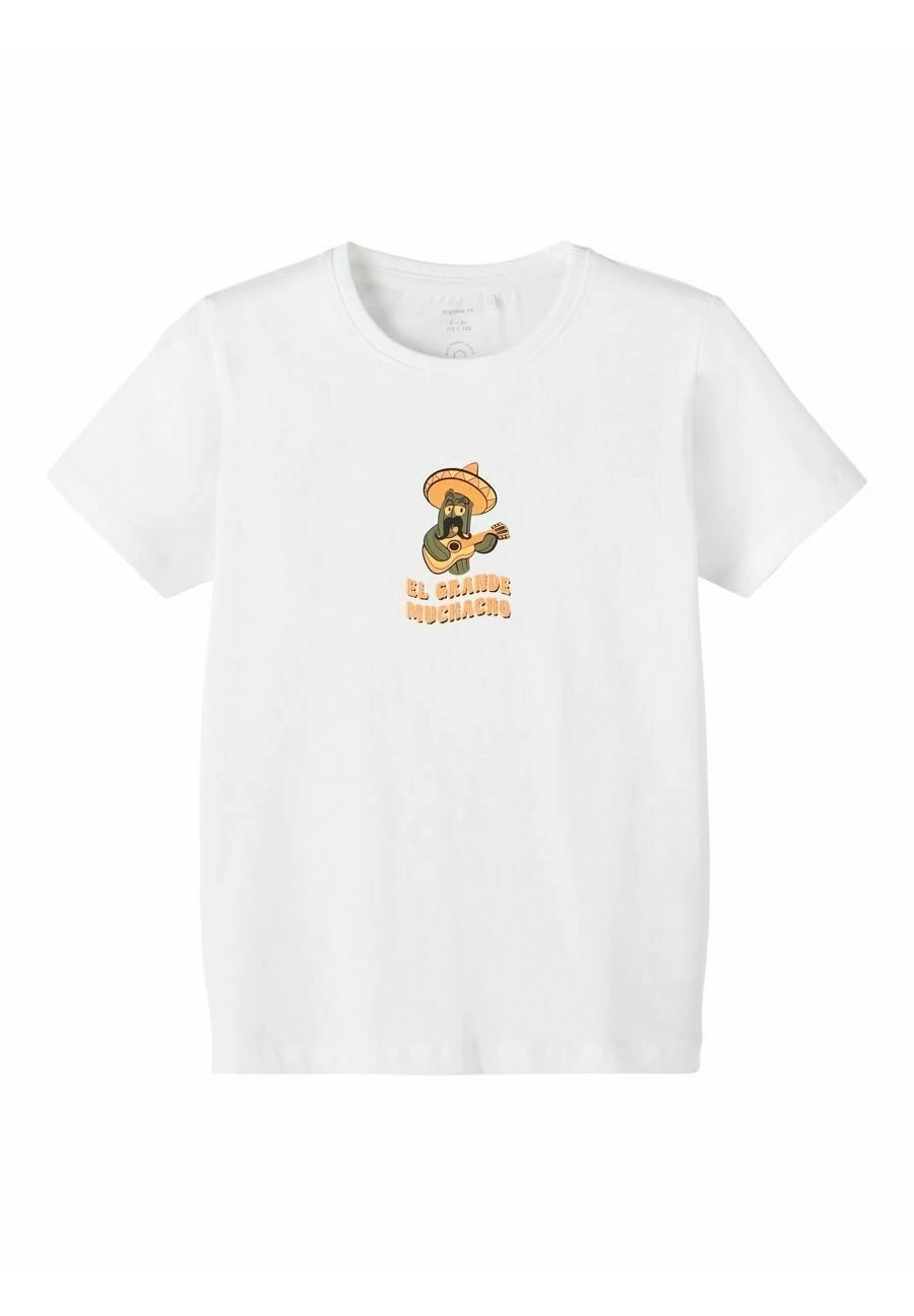 NAME IT Regular Fit - T-Shirt Print - Bright White 3 NAME IT Regular Fit - T-Shirt Print - Bright White