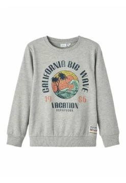 NAME IT Print - Sweater - Grey Melange