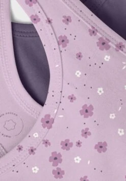 NAME IT Nkfshort Winsome Flower 2 Pack - Bustier - Purple -Name It 0fd0a42c4cf04967aab557902b0fdc19