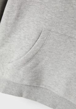 NAME IT Hoodie - Grey Melange -Name It 117bd2588699490c802e368c74380f6c