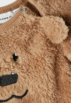 NAME IT Regular Fit - Fleece Trui - Affogat -Name It 126bec73e7184eaaaba5a5d71af9ae7e