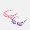 NAME IT Sunglasses 2 Pack Unisex - Zonnebril - Sand Verbena/Knouckout Pink