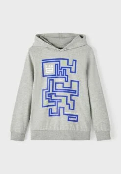 NAME IT Fifae - Hoodie - Grey Melange -Name It 14bc252a7aaa40a4bfdb81dae6bdd1c0