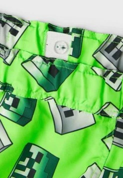 NAME IT Nkmmjolmer Minecraft Bio - Zwemshorts - Green Gecko -Name It 16f47330eb6a4ae2acf9965500e80808