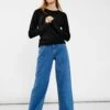 NAME IT NlftoizzaLw Wide Noos - Flared Jeans - Medium Blue Denim