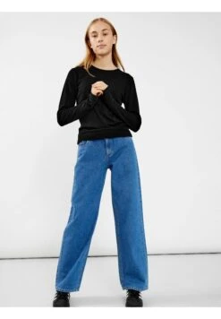 NAME IT NlftoizzaLw Wide Noos - Flared Jeans - Medium Blue Denim