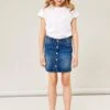 NAME IT Nkfbecky Ashape Skirt- Jeansrok - Dark Blue -Name It 20f91fb152474bf2958a48940d98656e