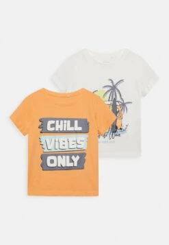 NAME IT Nmmvictor 2 Pack - T-Shirt Print - Salmon Buff