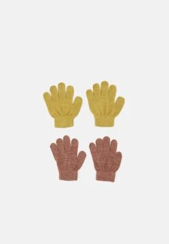 NAME IT Nmfwholla Gloves 2 Pack Unisex - Handschoenen - Antelope/Cognac
