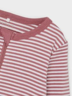 NAME IT Nbnnightsuit Zip Core Unisex - Pyjama - Mesa Rose -Name It 2a5082ac440f4b4fafc24695493af21a