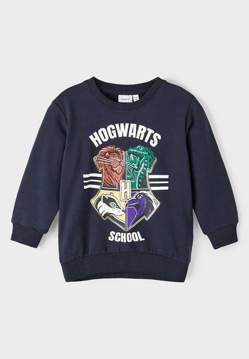 NAME IT Nmmolf Harrypotter Sweat Bru Wab - Sweater - Dark Sapphire 5 NAME IT Nmmolf Harrypotter Sweat Bru Wab - Sweater - Dark Sapphire - Afbeelding 3