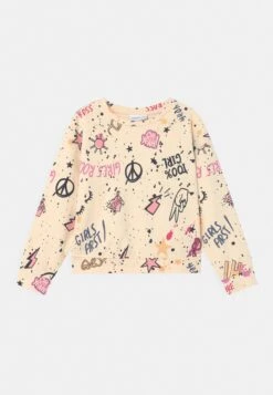 NAME IT Nkfballia Loose Short- Sweater - Buttercream