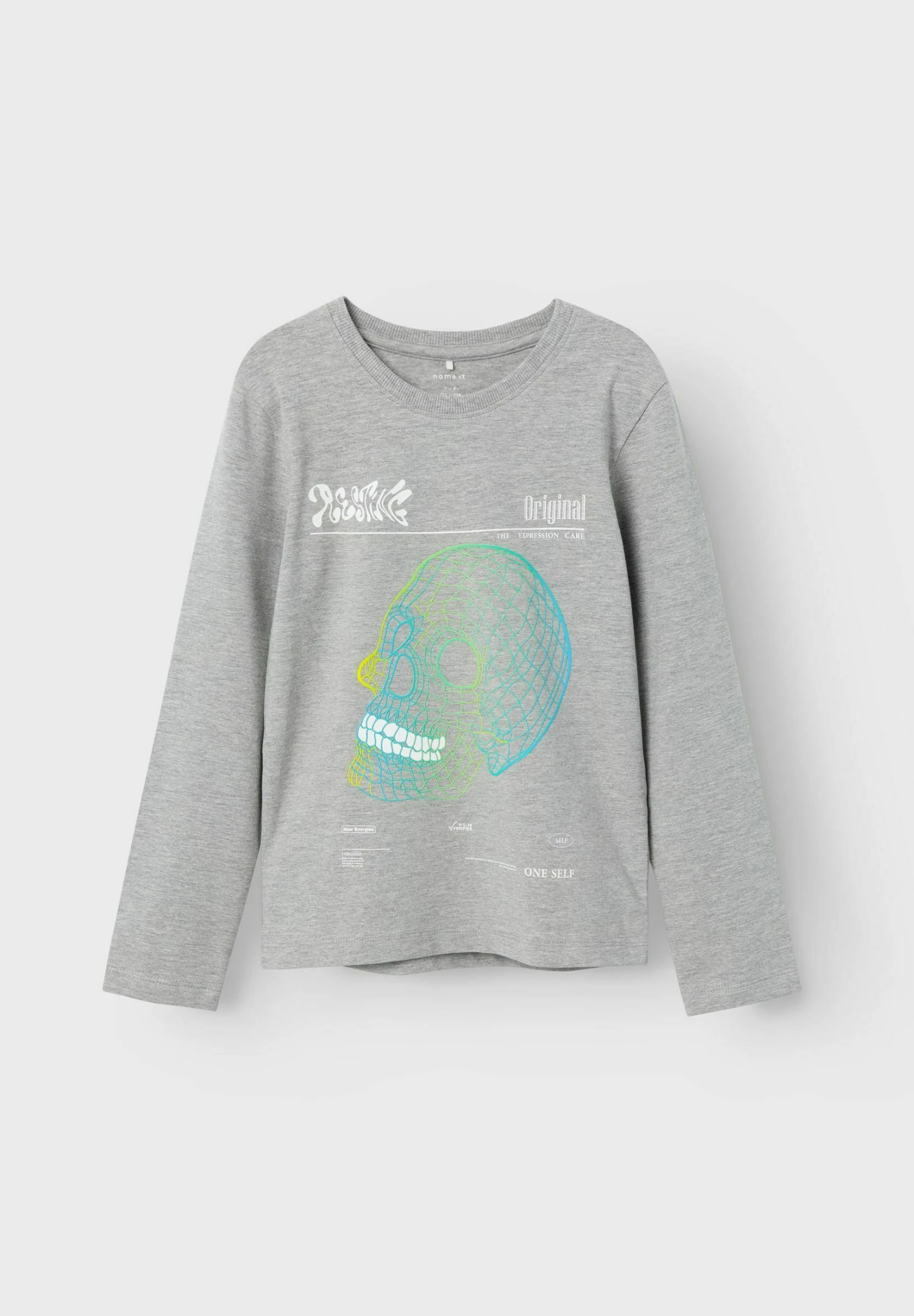 NAME IT Nkmkardo - Longsleeve - Grey Melange 6 NAME IT Nkmkardo - Longsleeve - Grey Melange - Afbeelding 4