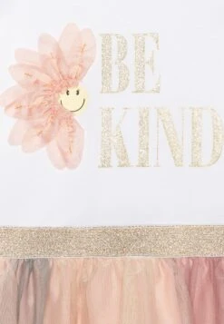 NAME IT Nmfarra Happy Dress - Jurk - Bright White -Name It 3715f189900548ea85065aa43589fb30