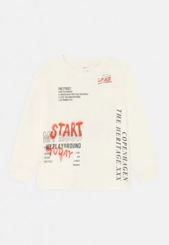 NAME IT Nkmtemo Loose - Longsleeve - White Alyssum