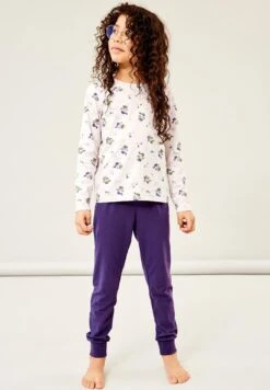 NAME IT Nkfnightset Fairy- Pyjama - Gray Lilac