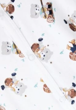 NAME IT Nbnnightsuit Bear 3 Pack Unisex - Kruippakje - Grey -Name It 38aff95bf2304385b83ef265b5990c0b