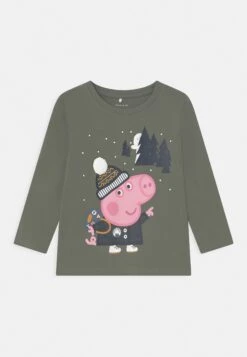 NAME IT Nmmpeppapig Olindo Unisex - Longsleeve - Agave Green