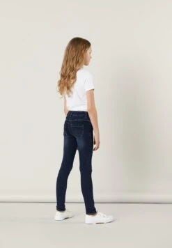 NAME IT Nkfpolly Dnmbatay - Jeans Skinny Fit - Dark Blue Denim -Name It 43755821596b4ea8af8d8be3a65cd6c5