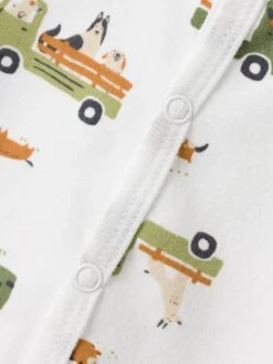 NAME IT Nbmnightsuit Dog - Kruippakje - Bright White -Name It 45b4439ed8c749ce9723edbe60c4e4c5