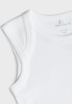 NAME IT Nbnbody Tank Unisex 3 Pack - Body - White -Name It 4b48403069f24ca78aafc74932e82345
