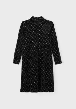 NAME IT Glitzer - Jerseyjurk - Black -Name It 520b060e91564d9890b0592cd8bed379