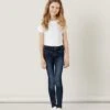 NAME IT Nkfpolly Dnmbatay - Jeans Skinny Fit - Dark Blue Denim -Name It 58377cf3a1bd4fb3bc75cf92eeddb8f9