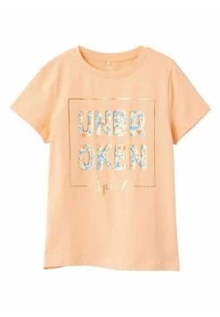 NAME IT T-Shirt Print - Peach Nectar