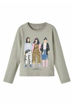 NAME IT Mi Regular Fit - Longsleeve - Dried Sage