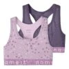 NAME IT Nkfshort Winsome Flower 2 Pack - Bustier - Purple