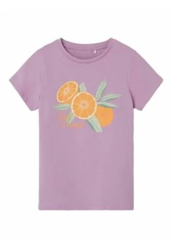 NAME IT T-Shirt Print - Smoky Grape