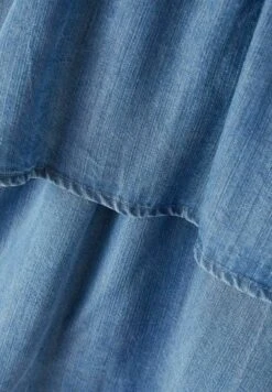 NAME IT Karreeausschnitt - Jurk - Medium Blue Denim -Name It 64f6da30f78a41d79241bf843002db49