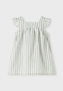 NAME IT Gestreiftes - Jurk - Dried Sage -Name It 7336e60b34644720ad7288847deca40d