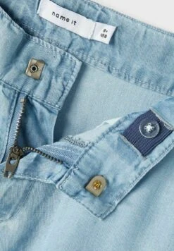 NAME IT Wide Leg - Flared Jeans - Light Blue Denim -Name It 77f6ada8a6d74816a6ccfe03c3ba0a7c