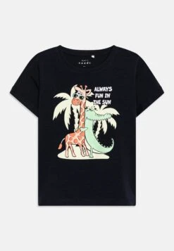 NAME IT Nmmvux 2 Pack - T-Shirt Print - Dark Sapphire/Bright White -Name It 791ffadb768f4333bfeb37b4845a675d