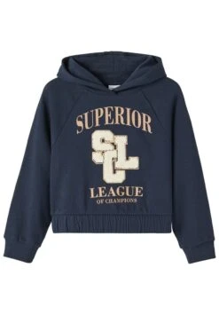 NAME IT Nkfrilko Ls Loose Wh Bru - Sweater - Dark Sapphire