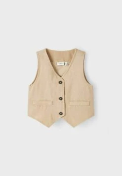 NAME IT Regular Fit - Gilet - Humus -Name It 82c76fedcc92465a92e29e7dc479fb19