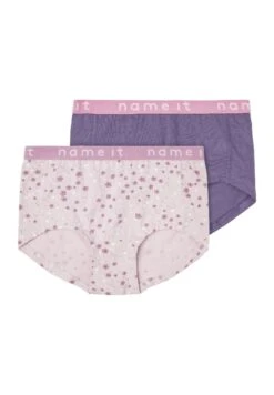 NAME IT Nkfhipster Winsome Flower 2 Pack - Slip - Purple