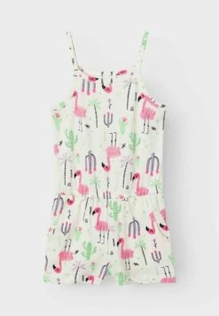 NAME IT Träger - Jumpsuit - White Alyssum -Name It 8ac7c1065d13469388f929c33e7e7aa9