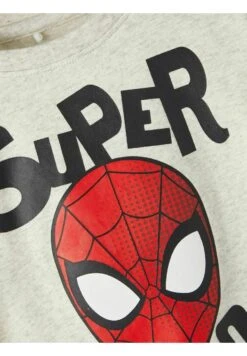 NAME IT Nachtwäsche-Set Spider-Man - Pyjama - Light Grey Melange -Name It 8d055d5882794f74ae94cd3db353bf58