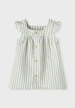 NAME IT Gestreiftes - Jurk - Dried Sage -Name It 8d9ec126b452454ea34e4399a8a5fda1