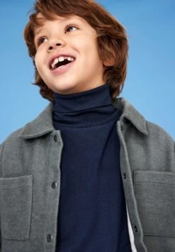 NAME IT Nkmnovel Rollneck- Longsleeve - Dark Sapphire