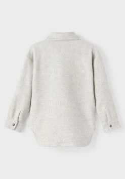 NAME IT Nknneloa Overshirt Unisex - Overhemdblouse - Grey Melange -Name It 9c05bf32fefb40458f5d6563af75cbd4
