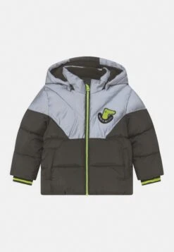 NAME IT Dinosaur Puffer Jacket - Winterjas - Rosin