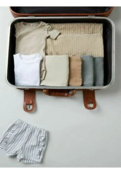 NAME IT Gestreifte - Shorts - Dried Sage -Name It a23987c8ed994320a31f3eb8f0531fa2