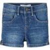 NAME IT Nmfsalli- Jeansshort - Dark Blue Denim -Name It a46ce705e96648bfad6d695fca63d0ea