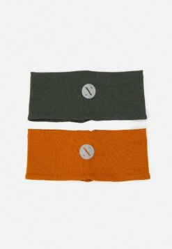 NAME IT Nknmaxi Headband 2 Pack Unisex - Oorwarmers - Deep Forest/Pumpkin Spice
