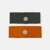 NAME IT Nmnmaxi Headband Unisex 2 Pack - Oorwarmers - Deep Forest/Pumpkin Spice