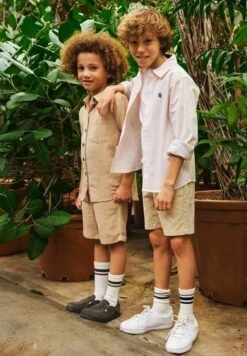 NAME IT Loose Fit - Shorts - Humus